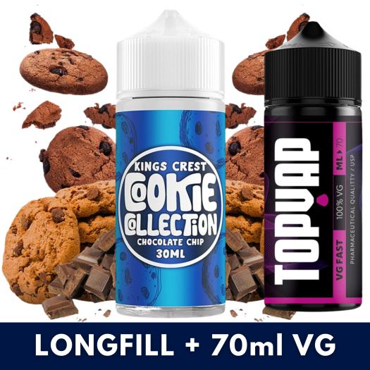 Aroma Chocolate Chip 30ml/120 (Longfill) Kings Crest + 70ml VG Fast Aroma Chocolate Chip 30ml/120 (Longfill) Kings Crest + 70ml VG Fast