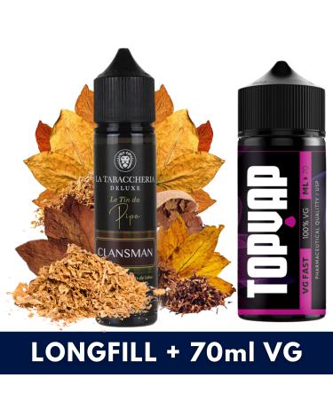 Aroma Clansman 40ml/60 (Longfill) La Tabaccheria + 70ml VG Fast