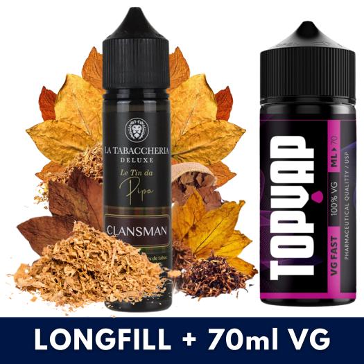 Aroma Clansman 40ml/60 (Longfill) La Tabaccheria + 70ml VG Fast