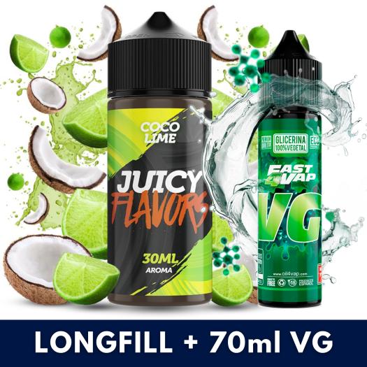 Aroma Coco Lime 30ml/120 (Longfill) Juicy + VG FAST 70ML Aroma Coco Lime 30ml/120 (Longfill) Juicy + VG FAST 70ML