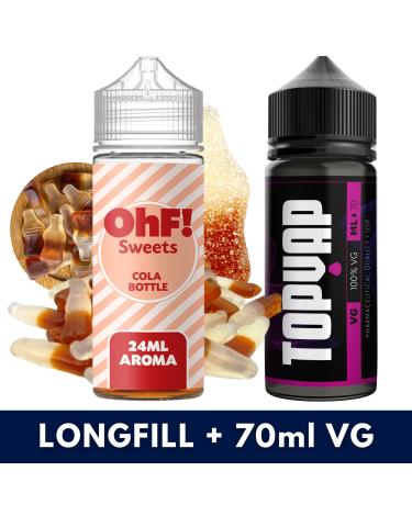 Aroma Cola Bottles 24ml/120 (Longfill) OhF! + VG FAST 70ML