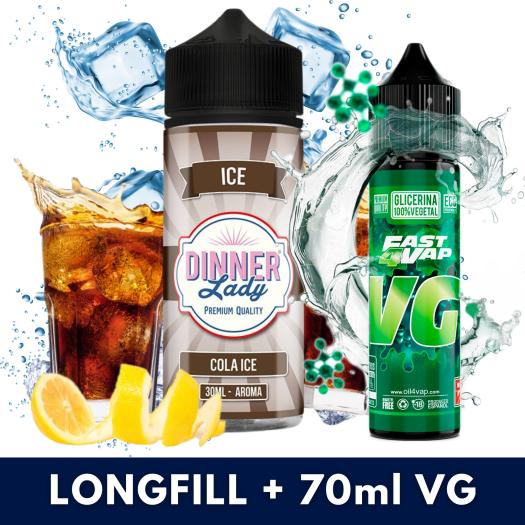Aroma Cola ICE 30ml (Longfill) Dinner Lady + VG FAST 70ML Aroma Cola ICE 30ml (Longfill) Dinner Lady + VG FAST 70ML