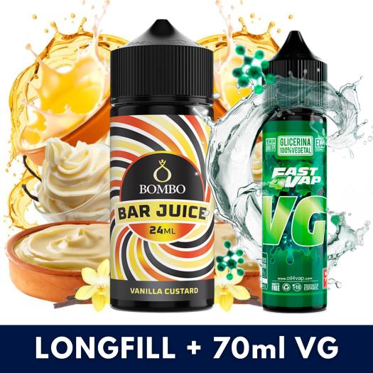 Aroma Vanilla Custard 24ml (Longfill) - Bombo Bar Juice + VG FAST 70ML