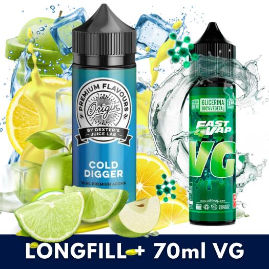 Aroma Cold Digger 10ml (Longfill) Dexter's Juice + VG FAST 70ML Aroma Cold Digger 10ml (Longfill) Dexter's Juice + VG FAST 70ML