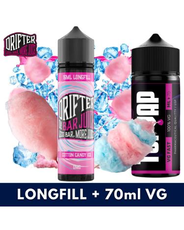 Aroma COTTON CANDY ICE 16ml/60 (Longfill) Drifter + 70ml VG Fast