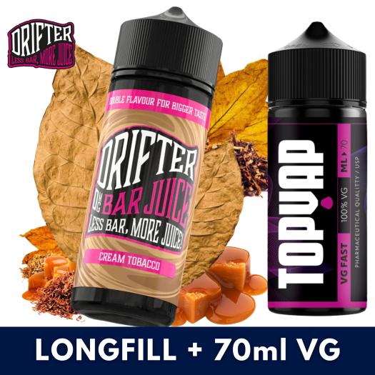 Aroma Cream Tobacco 24ml/120 (Longfill) Drifter + 70ml VG Fast
