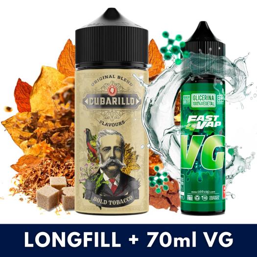 Aroma Bold Tobacco 10ml/100 (Longfill) Cubarillo  + VG FAST 70ML