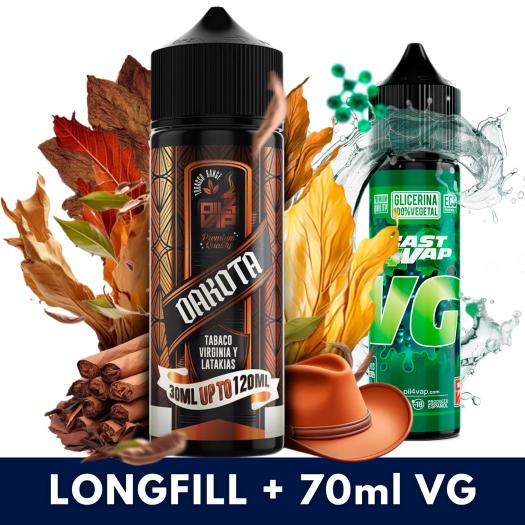 Aroma DAKOTA 30ml/120 (Longfill) - Oil4Vap + 70ml VG Fast