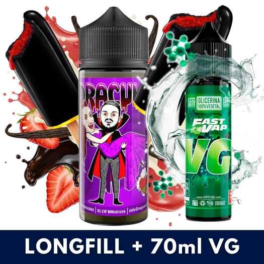 Aroma Draculín 40ml/120 (Longfill) Vapemoniadas + VG FAST 70ML