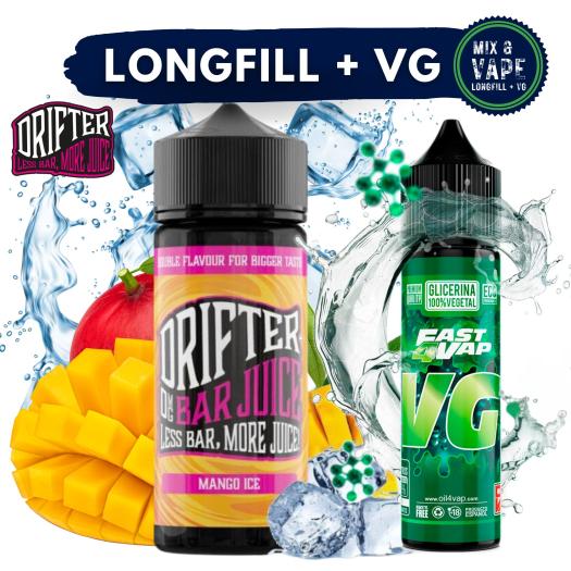 Aroma Drifter Bar Mango Ice 24ml (Longfill) + VG FAST 70ML