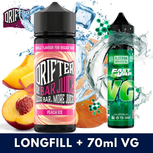Aroma Drifter Bar Peach Ice 24ml (Longfill) + VG FAST 70ML Aroma Drifter Bar Peach Ice 24ml (Longfill) + VG FAST 70ML