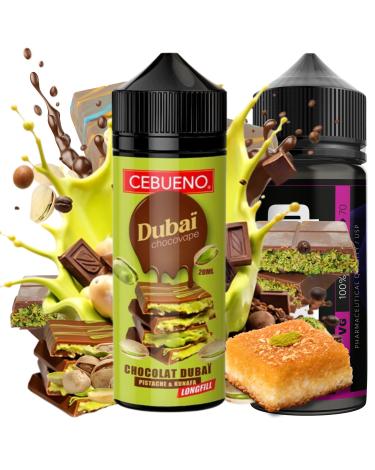 Aroma Dubaï Chocovape 20ml/120 (Longfill) Cebueno + 70ml VG