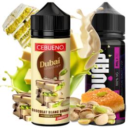 Aroma Dubaï Chocovape White 20ml/120 (Longfill) Cebueno + 70ml VG