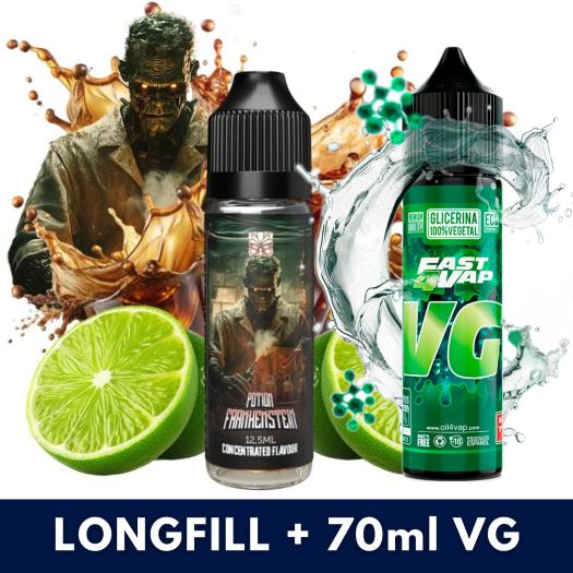 Aroma Frankenstein 12.5ml (Longfill) Tribal Force + VG FAST 70ML