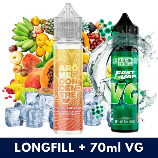 Aroma Freeze Tropical 20ml/70 (Longfill) Liquideo + VG FAST 70ML Aroma Freeze Tropical 20ml/70 (Longfill) Liquideo + VG FAST 70ML