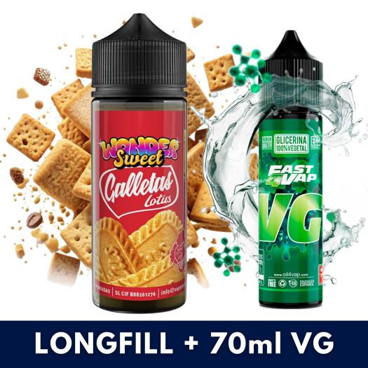 Aroma Galleta 30ml/120 (Longfill) Vapemoniadas + VG FAST 70ML Aroma Galleta 30ml/120 (Longfill) Vapemoniadas + VG FAST 70ML