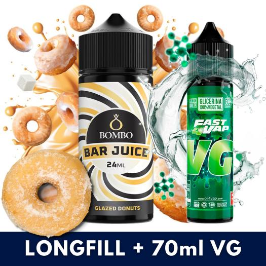 Aroma Glazed Donuts 24ml (Longfill) - Bombo Bar Juice + VG FAST 70ML Aroma Glazed Donuts 24ml (Longfill) - Bombo Bar Juice + VG FAST 70ML