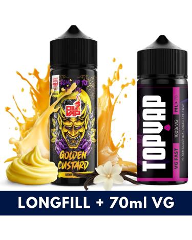 Aroma Golden Custard 30ml/120 (Longfill) Kabuki + 70ml VG Fast