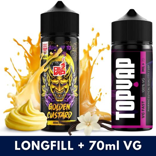 Aroma Golden Custard 30ml/120 (Longfill) Kabuki + 70ml VG Fast