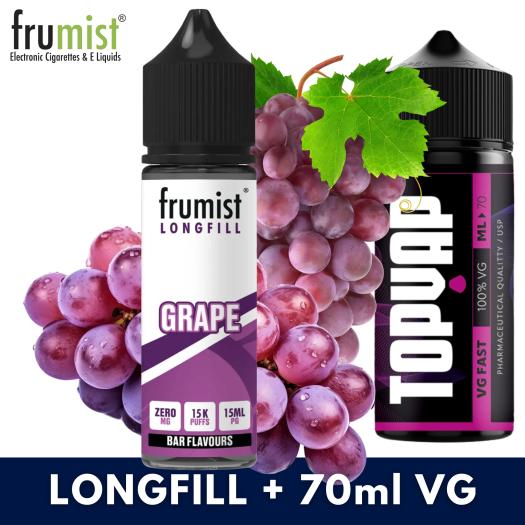 Aroma GRAPE 15ml/60 (Longfill) Frumist + 70ml VG Fast