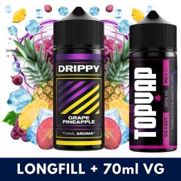 Aroma Grape Pineapple 24ml/120 (Longfill) Drippy + 70ml VG Fast