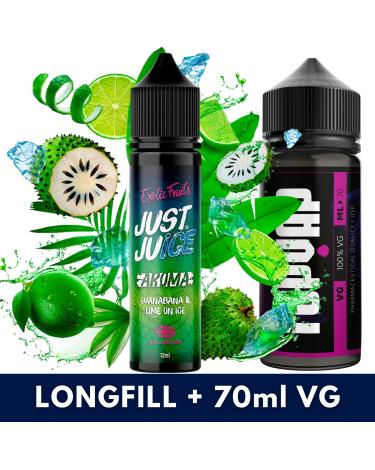 Aroma Guanabana Lime Ice Just Juice 12ml/60 (Longfill) + 70ml VG