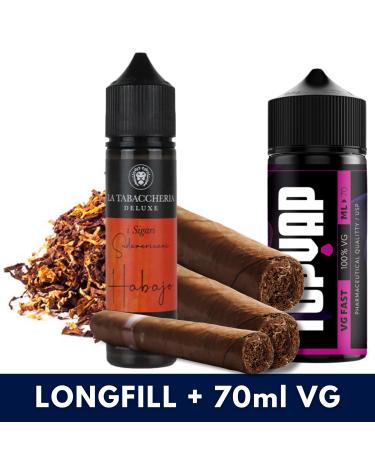 Aroma Habajo 40ml/60 (Longfill) La Tabaccheria + 70ml VG Fast