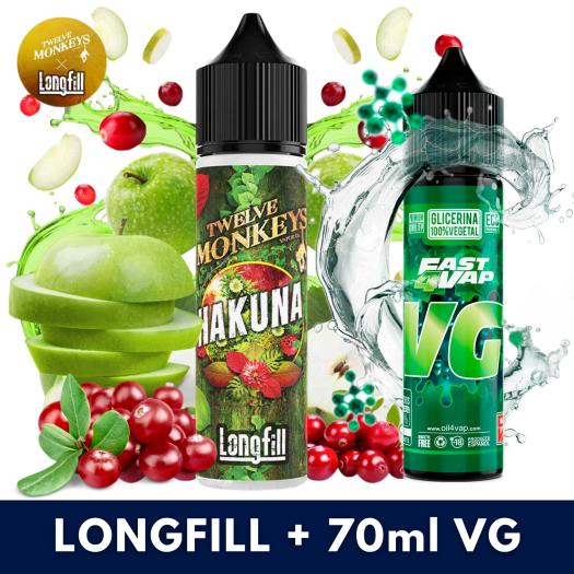 Aroma Hakuna 10ml (Longfill) Twelve Monkeys + VG FAST 70ML