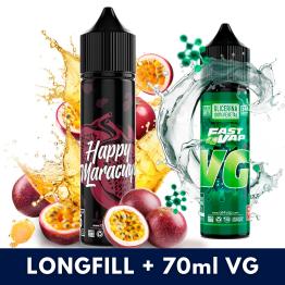 Aroma HAPPY MARACUYA 16ml (Longfill) Oil4Vap + VG FAST 70ML
