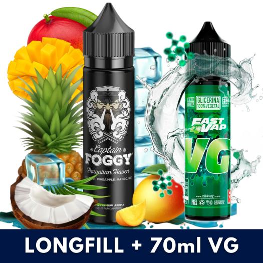 Aroma Hawaiian Haven 10ml/60 (Longfill) Captain Foggy + VG FAST 70ML Aroma Hawaiian Haven 10ml/60 (Longfill) Captain Foggy + VG FAST 70ML