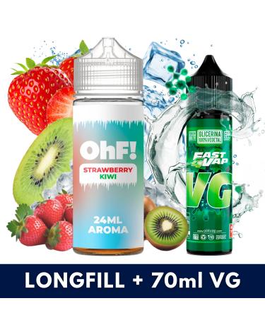 Aroma Ice Strawberry Kiwi 24ml/120 (Longfill) OhF! + VG FAST 70ML