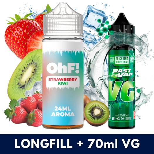 Aroma Ice Strawberry Kiwi 24ml/120 (Longfill) OhF! + VG FAST 70ML