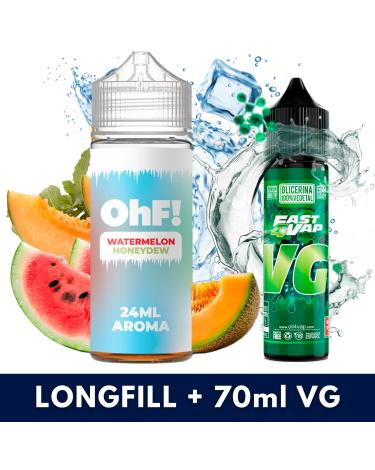 Aroma Ice Watermelon Honeydew 24ml/120 (Longfill) OhF! + VG FAST 70ML
