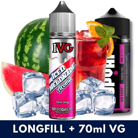Aroma Iced Melonade 10ml/60 (Longfill) IVG + 70ml VG Fast Aroma Iced Melonade 10ml/60 (Longfill) IVG + 70ml VG Fast