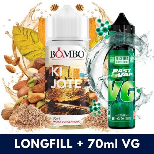 Aroma Kijote 30ml/120 (Longfill) Bombo + VG FAST 70ML