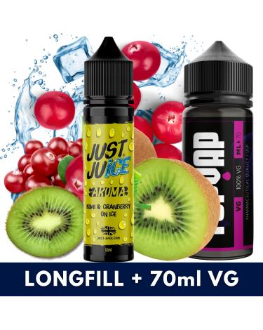 Aroma Kiwi Cranberry Ice Just Juice 12ml/60 (Longfill) + 70ML VG