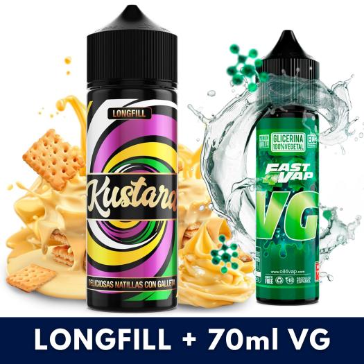 Aroma Kustard 30ml/120 (Longfill) Kustard + VG FAST 70ML