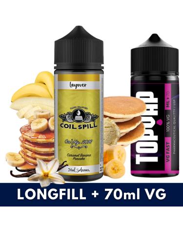 Aroma Layover 24ml/120 (Longfill) - Coil Spill + 70ml VG Fast