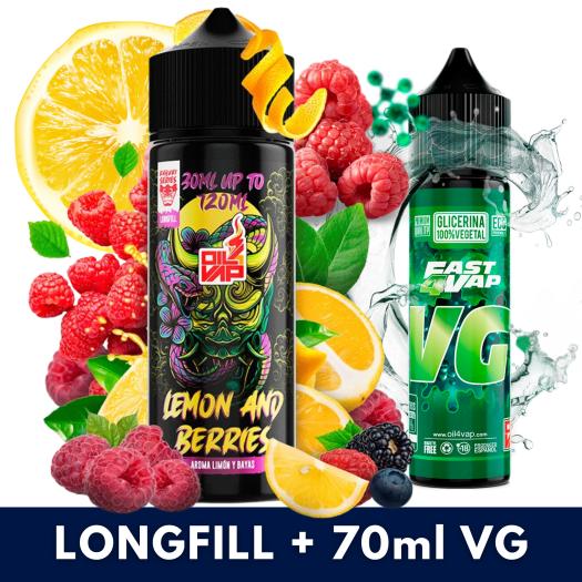 Aroma Lemon and Berries 30ml/120 (Longfill) Kabuki + VG Fast 70ml