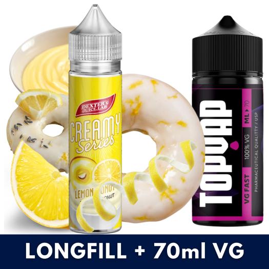 Aroma Lemon Donut 10ml/60 (Longfill) Dexter's Juice Lab + 70ml VG Fast