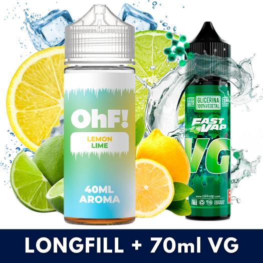 Aroma Ice Lemon Lime 24ml/120 (Longfill) OhF! + VG FAST 70ML