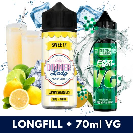 Aroma Lemon Sherbets 30ml (Longfill) Dinner Lady + VG FAST 70ML Aroma Lemon Sherbets 30ml (Longfill) Dinner Lady + VG FAST 70ML