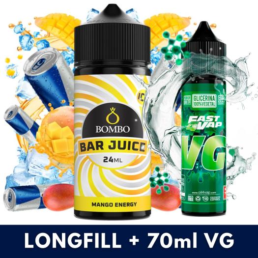 Aroma Mango Energy Ice 24ml (Longfill) - Bombo Bar Juice + VG FAST 70ML