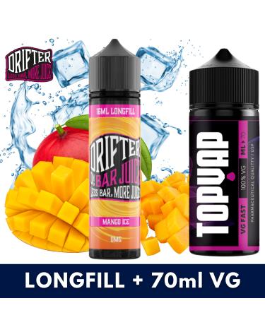 Aroma MANGO ICE 16ml/60 (Longfill) Drifter + 70ml VG Fast