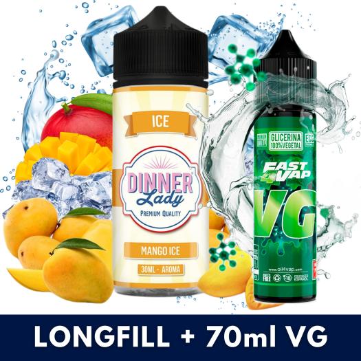 Aroma Mango Ice 30ml (Longfill) Dinner Lady + VG FAST 70ML Aroma Mango Ice 30ml (Longfill) Dinner Lady + VG FAST 70ML