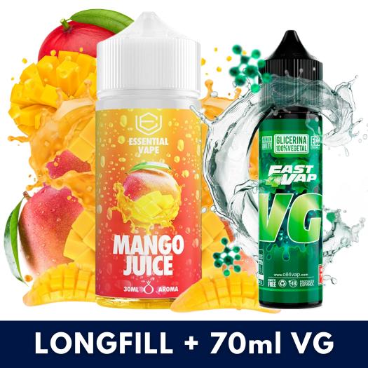 Aroma Mango Juice 30ml/120 (Longfill) Essential Vape + VG FAST 70ML