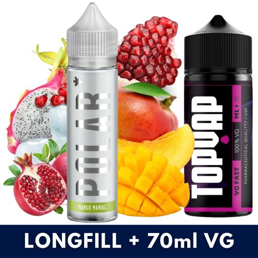 Aroma Mango Maniac 10ml/60 (Longfill) Polar + 70ml VG Fast Aroma Mango Maniac 10ml/60 (Longfill) Polar + 70ml VG Fast
