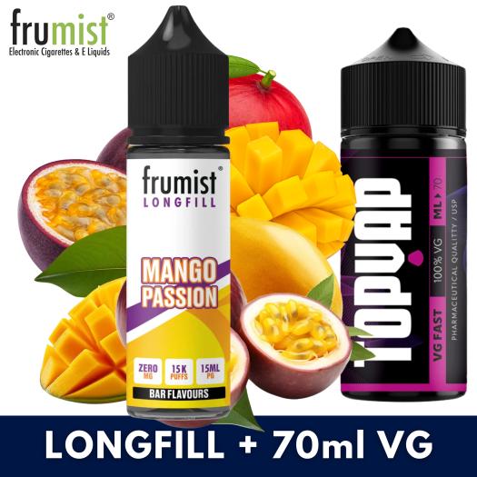 Aroma MANGO PASSION 15ml/60 (Longfill) Frumist + 70ml VG Fast