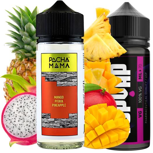 Aroma Mango Pitaya Pineapple 20ml/120 (Longfill) Pachamama + 70ml VG
