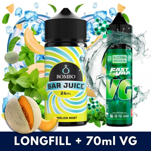 Aroma Melon Mint Ice 24ml (Longfill) - Bombo Bar Juice + VG FAST 70ML Aroma Melon Mint Ice 24ml (Longfill) - Bombo Bar Juice + VG FAST 70ML